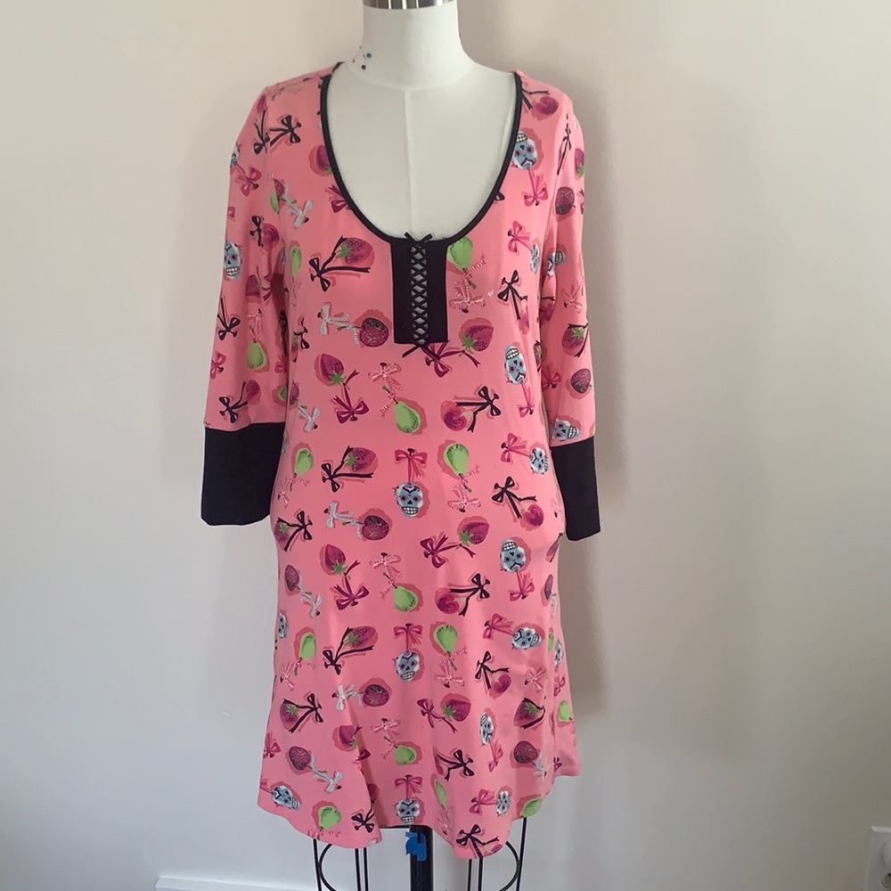 Betsey Johnson Sugar skull nightgown